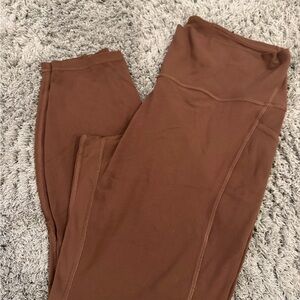 Lululemon Brown High-Waisted Leggings